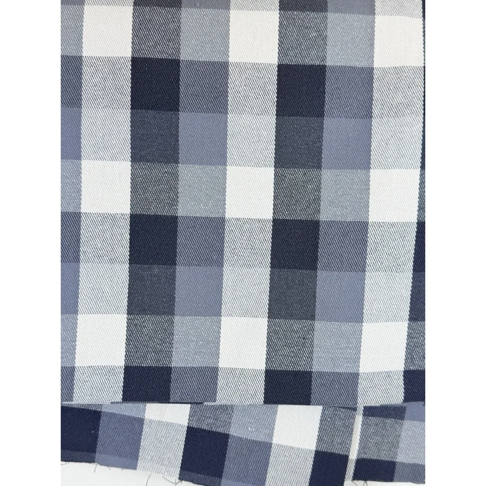 Buffalo Plaid Fabric Black Gray White Upholstery Craft Sewing 56